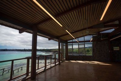 Ocean-front terrace — Break and networking area