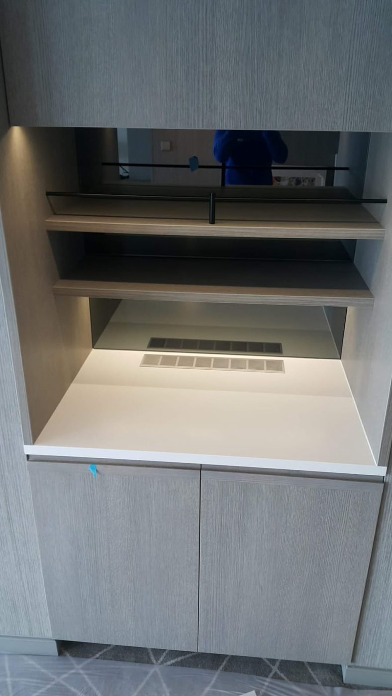 Accommodation area works — Finished installation and handover condition