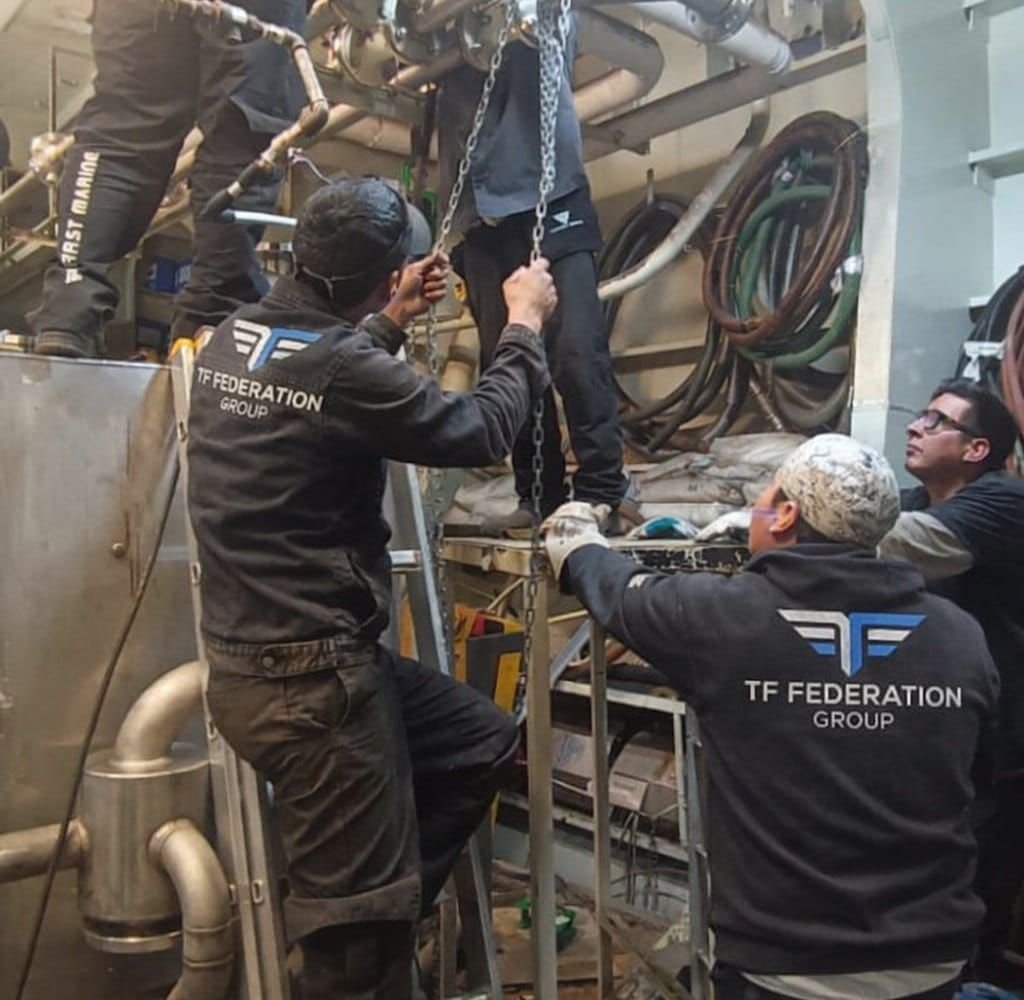 Coordinated lift — Chain hoist under multi-point control
